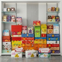 Boîte d'emballage personnalisée en gros pour fruits et légumes frais, pliable, pour le stockage en plastique, matériaux recyclés, épaisseur 3-5 mm
