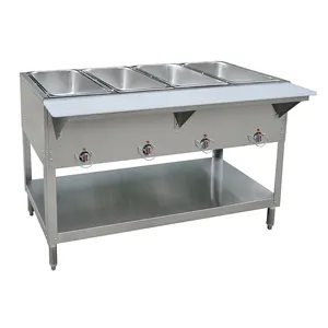New style new creative food warming Efficient and fast heating Stainless Steel heating tables