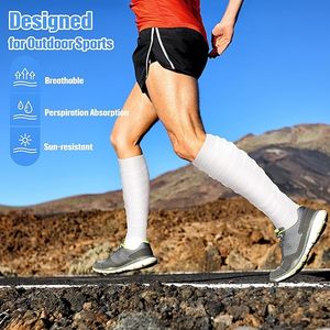 Football Jambe Manches Mollet Compression Soutien Tibia Attelle Exercice En Plein Air Élastique Compression Courir Scrunch Jambe Manches - Product Image 4