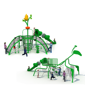 ¡Oferta de 2025! Marco de escalada seguro para niños y curso de cuerdas con asas de seguridad. Adventure Net para parques y patios escolares - Product Image 1