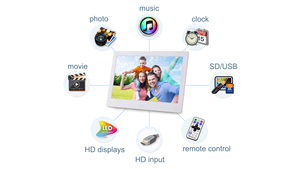 2026 Fashion Motion Sensor Digital Photo <b>Frame</b> 10 Inch Advertising Player Mp3 Picture Video Player 10" LCD Digital <b>Frames</b> - Product Image 6