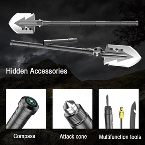 Pala y Hacha Plegables Multifuncionales de Aleación de Aluminio para Supervivencia al Aire Libre, Caja de Herramientas para Campismo y Aventuras al Aire Libre - Product Image 4
