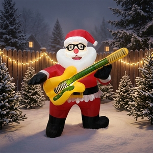Grand modèle <span class=keywords><strong>de</strong></span> Père Noël gonflable lumineux personnalisable pour les événements d'ouverture <span class=keywords><strong>de</strong></span> centres commerciaux et la publicité <span class=keywords><strong>de</strong></span> la saison des fêtes <span class=keywords><strong>de</strong></span> Noël - Product Image 2