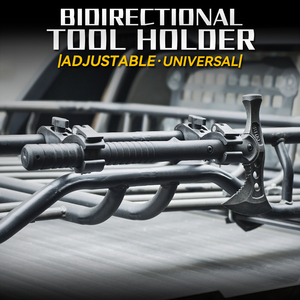 Portaherramientas bidireccional Motor <span class=keywords><strong>coche</strong></span> todoterreno SUV modificación viaje DIY hacha palo pala Universal Clip ajustable - Product Image 1