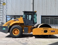 Rouleau compresseur vibrant d'occasion XCM-G XS223J 22 tonnes à tambour unique / Compacteur vibrant lourd d'occasion pour sols et routes