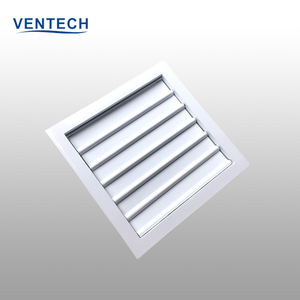 HVAC Ventech disesuaikan dalam ruangan aluminium putih warna gravitasi kisi - Product Image 1