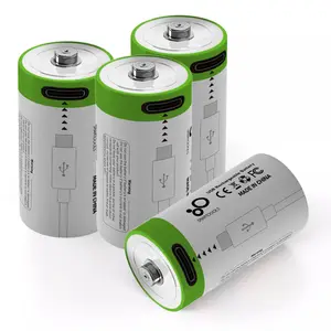用于Arlo相机的SMARTOOOLS 16340 C型USB充电电池Cr123a 3.7V锂离子电池锂电池