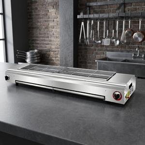 Grill électrique économique, adapté à un usage domestique et extérieur, barbecue. - Product Image 1