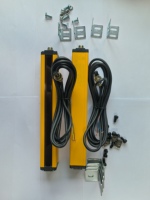 Barrière de sécurité optique personnalisée de type 4, 22 faisceaux, protection IP65, portée 0-3m, 24VDC, capteur infrarouge optique en forme de L