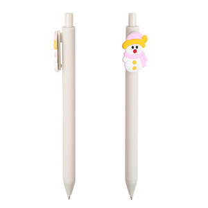 Metal Creative Cartoon Colored Christmas Reindeer Ballpoint <b>Pen</b> with Black & Blue Ink - Product Image 3