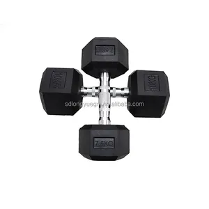 Groothandel Verstelbare Fitnessapparatuur Op Maat Logo Hex Dumbbell Set Lbs/Kgs Ijzer Materiaal 50Kg 5Kg Persoonlijke Training