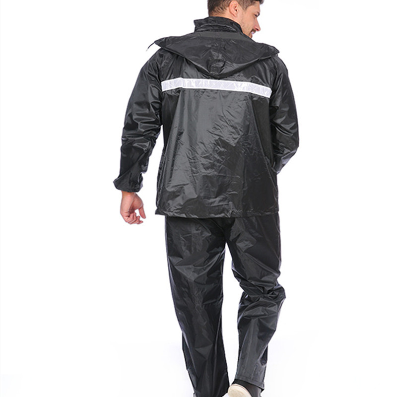 Высококачественный дождевик, рабочая одежда, мотоциклетная Светоотражающая дождевая куртка, мужское дождевое пончо с рукавами