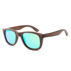 GWTNN lunette solei Women Nature Bamboo Frame Eyewear Fashion Cat Eye Design Bamboo Polarized Sunglasses