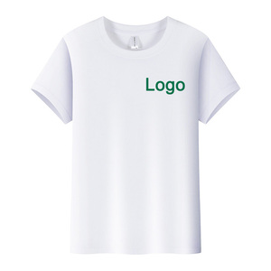 T-shirts unisexes en coton à manches courtes avec impression personnalisée du logo de la marque OEM, t-shirts pour hommes en grande taille - Product Image 2