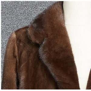 Abrigo largo informal para hombre, abrigo cálido de piel sintética de alta calidad, cuello vuelto, manga larga, invierno, 2022 - Product Image 4