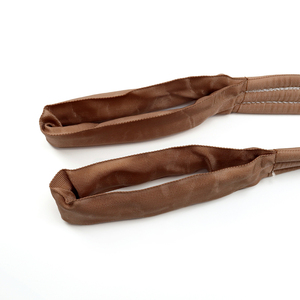 6トン耐荷重、保護エッジ付き高強度アイアイソフトリフティングスリング、100%ポリエステル、CE認証、コンテナハウス吊り上げ用厚手タイプ - Product Image 3