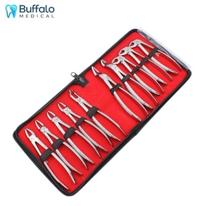 คีมถอนฟันปลอมสแตนเลสสตีลสำหรับวางและถอดอุปกรณ์ฝังฟันยี่ห้อ Buffalo ระดับมืออาชีพ คลาส 1 - Product Image 4