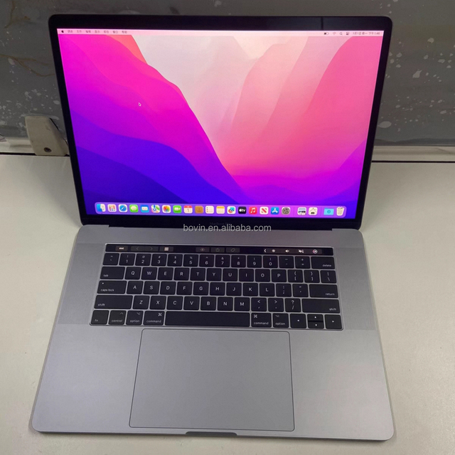 For M-a-c noteBook pro 2017 A1707 i7 7gen 16G 512G Touch bar 15.4 inch Wholesale cheap Price Business Laptop Portable Thin PC