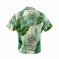 China benutzer definierte neueste Hawaii-Shirt Design Kurzarm Blumen blatt Bottoms bis gedruckt Strand Hawaii-Shirts für Männer