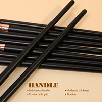 Pinceaux de maquillage professionnels de luxe de haute qualité, 15 pièces, en aluminium noir, vegan, avec étiquette privée, pour les yeux, les lèvres et le correcteur