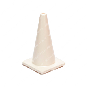 Cono de Tráfico de <span class=keywords><strong>PVC</strong></span> <span class=keywords><strong>Mini</strong></span>, Color Blanco - Product Image 1