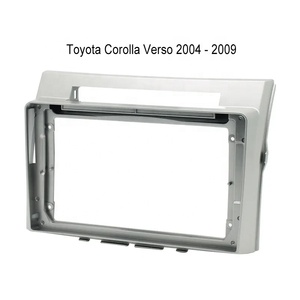 Pour <span class=keywords><strong>TOYOTA</strong></span> Corolla <span class=keywords><strong>Verso</strong></span> voiture Fascia Radio stéréo Radio GPS plaque panneau cadre usine peut être personnalisé - Product Image 4