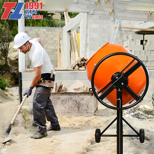 Tantu Chất lượng cao di động điện máy trộn bê tông <span class=keywords><strong>350l</strong></span>-450l công suất cho Xây Dựng Nhà DIESEL & động cơ xăng bao gồm - Product Image 5