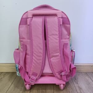 Mochila con ruedas para equipaje de <span class=keywords><strong>viaje</strong></span> para niñas de PVC de sirena fabricada, conjunto de mochila escolar, mochila de dí<span class=keywords><strong>a</strong></span>, mochila de 2 uds - Product Image 3