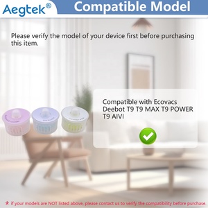 Kit de accesorios para <span class=keywords><strong>Deebot</strong></span> <span class=keywords><strong>T9</strong></span>/<span class=keywords><strong>T9</strong></span> Power/<span class=keywords><strong>T9</strong></span> Max/<span class=keywords><strong>T9</strong></span> <span class=keywords><strong>Aivi</strong></span>/T10/X1 Plus, cápsula de perfume ambientador para robot aspirador Ecovacs - Product Image 2