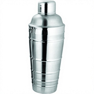 Shaker à cocktail Boston en acier inoxydable à changement de couleur à froid Shaker à cocktail régulier Shaker à cocktail à nervures - Product Image 1