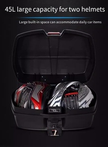 Caja de Entrega de Alimentos de Primera Calidad, 45L, Impermeable, Material PP, Caja de Equipaje Única <span class=keywords><strong>para</strong></span> Motocicleta <span class=keywords><strong>con</strong></span> Luces <span class=keywords><strong>LED</strong></span> - Product Image 5