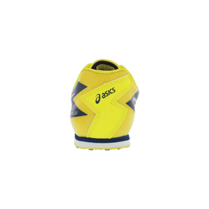 รองเท้าวิ่ง Asics Hyper Ld 5 Track สำหรับผู้ชาย สีเหลืองแฟลช สีเงิน สีกรมท่า - Product Image 3