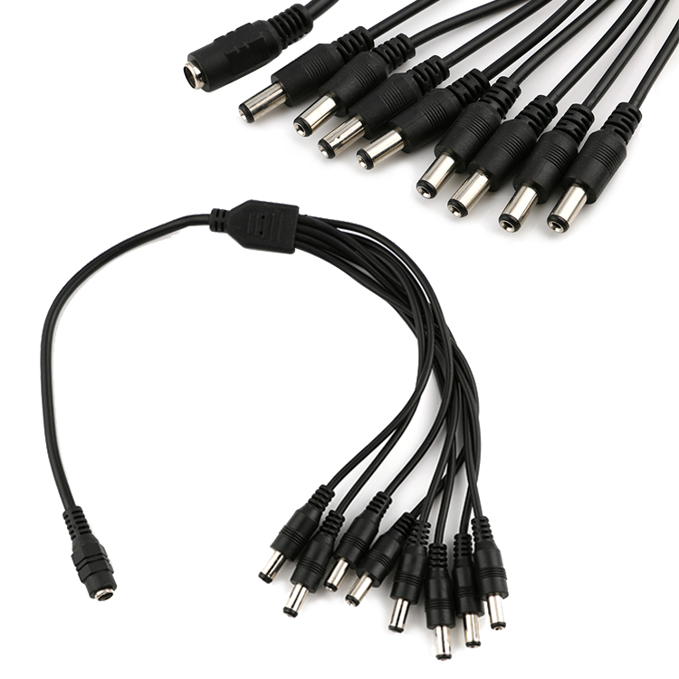 60W 5.5x2.1mm Photovoltaic Solar Cable Female To Male DC Power