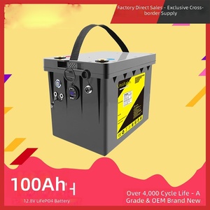 Paket Baterai LiFePO4 DC 12V 100Ah 120Ah Isi Ulang Sel Lithium Iron Phosphate untuk Pasokan Daya Harian - Product Image 2