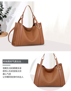 Sacs à bandoulière en cuir véritable de haute qualité pour femmes, sacs fourre-tout de créateur grande capacité, sacs messager à bandoulière pour dames, sacs à main tendance - Product Image 5