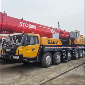 รถเครนไฮดรอลิกรถบรรทุกขนาด100ตันของ STC1000S ที่มีความยาว61เมตรอุปกรณ์มือสองอยู่ในสภาพดี - Product Image 5