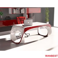 Bon Prix Personnalisé Luxe Moderne Meubles de Bureau Uniques Chef Table Patron Multifonction Exécutif Bureau D'ordinateur