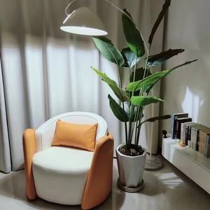 Zxm Single Sofa Tea Table Combination Simple Luxury Design for Leisure <b>Beauty</b> <b>Salon</b> Exhibition Center Negotiation-Waiting <b>Chair</b> - Product Image 6