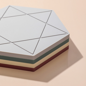 カスタムロゴ六角形食器マット折りたたみ式滑り止めボウルパッドシリコンパッド火傷防止ポットカップコースターシリコン断熱パッド - Product Image 5