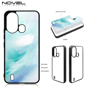 Coques de téléphone portable en <span class=keywords><strong>silicone</strong></span> 2D de luxe personnalisées en TPU pour sublimation pour ZTE Blade <span class=keywords><strong>A53</strong></span> L220 AXON 60 60Lite - Product Image 2