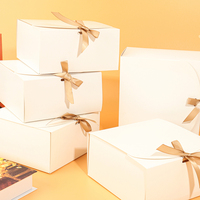 Luxuriöse Magnetische Faltbare Geschenkbox mit Ripsband Premium Matte Rosa Klappbox für Boutique-Verpackungen