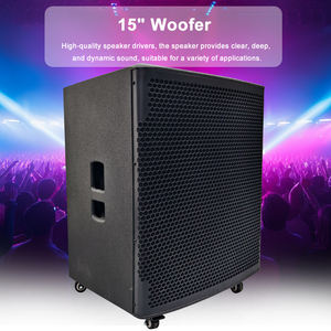 Nouvelle conception pratique de roue 15 pouces haut-parleurs professionnels Dsp extérieur intérieur Dj scène Active Array colonne haut-parleur système pa - Product Image 3