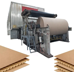 Máquina para fabricar láminas de cartón corrugado de 3 5 7 capas Maquinaria para fabricar productos de papel - Product Image 1