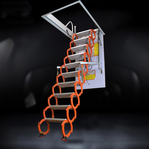 El mejor <span class=keywords><strong>precio</strong></span> para <span class=keywords><strong>escalera</strong></span> plegable <span class=keywords><strong>de</strong></span> ático eléctrico <span class=keywords><strong>de</strong></span> <span class=keywords><strong>aluminio</strong></span> naranja para escaleras y andamios <span class=keywords><strong>de</strong></span> uso doméstico - Product Image 2