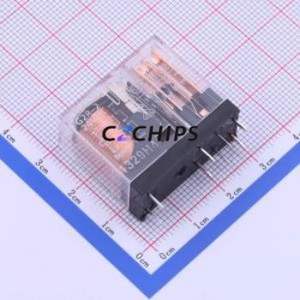 G2R-2 DC24 BY Power Relay DIP,12.7x28.8mm Relay 24V 2 Changeover: 2C (DPDT-Changeover)::: 8 5A-250VAC/5A-30VDC - Product Image 1