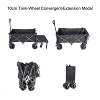 Chariot pliant portatif d'acier inoxydable décrochage pratique pour l'OEM d'outils pour l'achat extérieur de chariot de pique-nique de véhicule de Camping