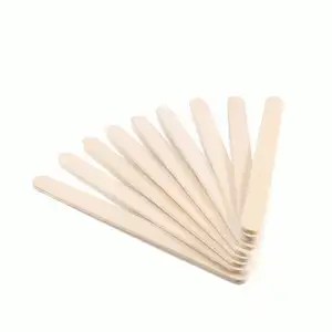 ESTICK Wooden Birch Scooper Custom Logo Printed Types Of Ice Cream Stick Machines For Ice Cream