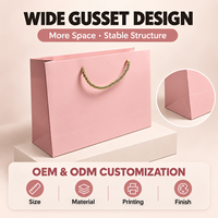 Sacs en carton kraft mat personnalisés de luxe en gros avec poignée en ruban, impression numérique de votre propre logo pour mariage, Noël, chaussures