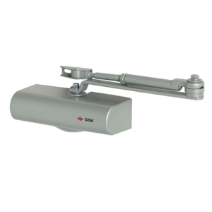 Chiudiporta CISA 'AEREI 604' con Fermo, Colore Oro - Product Image 2