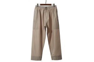 Men's lightweight polyester trousers, comfortable Dubai pants, solid color, flat-bottomed, stylish, <b>loose</b>-<b>fitting</b>, - Product Image 3